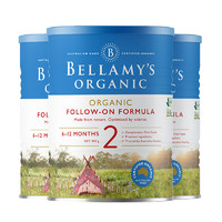 考拉海购黑卡会员：BELLAMY'S 贝拉米 有机婴儿配方奶粉2段 300g 3罐装