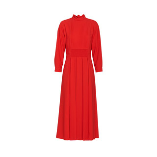 Prada/普拉达Sablé 连衣裙（40、红 色）