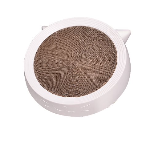 CHONLDERL 宠袋 猫耳朵猫抓板 40*40*8cm 典雅白