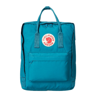FJÄLLRÄVEN 北极狐 Kanken Classic系列 男女款休闲双肩背包 23510-645 海洋绿 16L