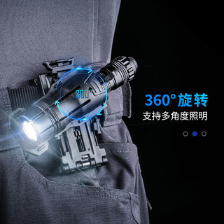 NEXTORCH 纳丽德 V61战术快拔电筒套360度旋转通用手电腰套可锁定