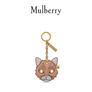 Mulberry 玛珀利 2020新款毛绒猫咪钥匙环 RK5602（浅胡桃木色E141）