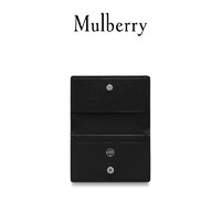 Mulberry/玛珀利2020新款黑色牛皮压花标志卡包长款钱包RL4920（黑色A100）