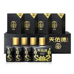 Tian youde 天佑德 小黑 清香型白酒 42度 125ml*4瓶 单条装