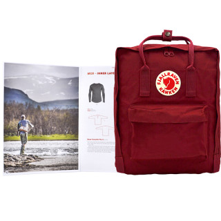 FJÄLLRÄVEN 北极狐 Kanken Classic系列 男女款休闲双肩背包 23510 326 公牛红 16L