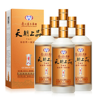 T&S 天朝上品 贵人 3 53%vol 酱香型白酒 500ml*6瓶 整箱装