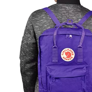 FJÄLLRÄVEN 北极狐 Kanken Classic系列 男女款休闲双肩背包 23510 580 正紫 16L