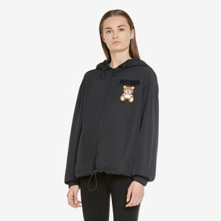 moschino莫斯奇诺女士泰迪熊卫衣外套v0524551620a黑色6555040