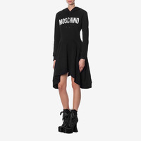 MOSCHINO/莫斯奇诺 20秋冬 女士连帽棉绒连衣裙 J0456542720A  （036、黑色1555）