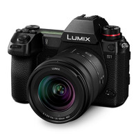 Panasonic 松下 DC-S1KGK-K 全画幅 微单相机 黑色 20-60mm F3.5 变焦镜头 单头套机