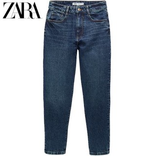 ZARA 新款 女装 Z1975 宽松舒适版型牛仔裤 07223021407