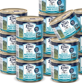 ZIWI 滋益巅峰 马鲛鱼羊肉全犬全阶段狗粮 主食罐 170g*16罐