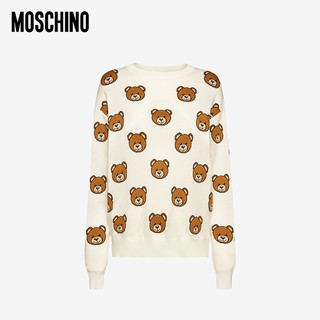 MOSCHINO/莫斯奇诺 21春夏 女士  泰迪熊全身印花棉套衫（XS、黑色3555）