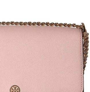 TORY BURCH 汤丽柏琦 ROBINSON系列 女士链条斜挎包 Shell Pink