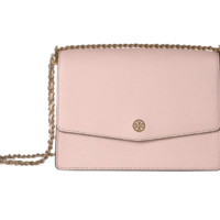 TORY BURCH 汤丽柏琦 ROBINSON系列 女士链条斜挎包 Shell Pink