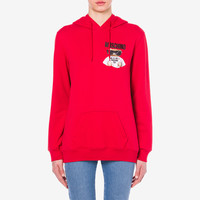 MOSCHINO/莫斯奇诺 20秋冬 嘻哈泰迪小熊女士棉质卫衣(038、黑色1555)