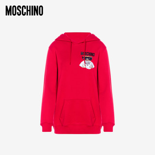 MOSCHINO/莫斯奇诺 20秋冬 嘻哈泰迪小熊女士棉质卫衣（038、黑色1555）