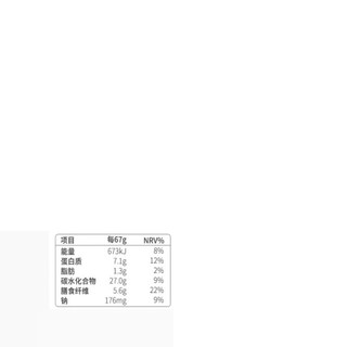 QEEWOO 七年五季 全麦面包 全麦味 800g