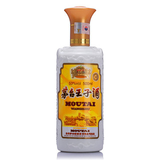 MOUTAI 茅台 王子酒 珍品 53%vol 酱香型白酒 500ml*6瓶 整箱装