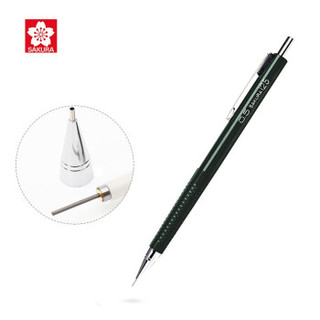 日本樱花(SAKURA)防断自动铅笔活动铅笔绘图铅笔 避震笔芯防断 0.5mm绿色笔杆
