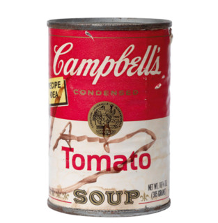 HOWstore Andy Warhol 安迪沃霍尔 签名 金宝番茄汤罐头