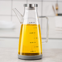 玻璃油壶防漏油瓶厨房家用不漏油调味料装酱油醋瓶不锈钢大油罐