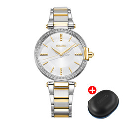精工(SEIKO)手表日本原装进口女表休闲商务防水石英腕表
