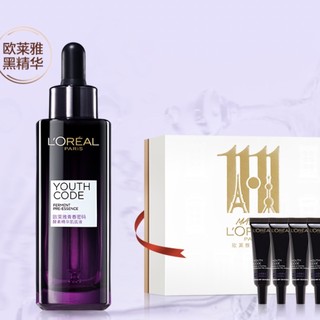 欧莱雅（LOREAL）青春密码黑精华肌底液定制礼盒温和护肤套50ml+7.5ml样x6) *3件