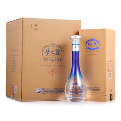 洋河蓝色经典 梦之蓝M1 52度 整箱装高度白酒 500ml*4瓶（内含2个礼袋） 口感绵柔浓香型