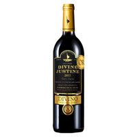 必买年货、京东PLUS会员：DIVINE JUSTINE 贾斯汀圣诺干红葡萄酒 750ml *2件
