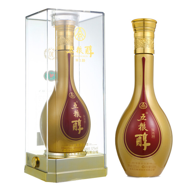 WULIANGYE 五粮液五粮醇臻选10 50%vol 浓香型白酒500ml 单瓶装【报价