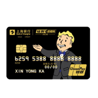 Bank of Shanghai 上海银行 盛趣游戏联名系列 信用卡金卡 辐射避难所版