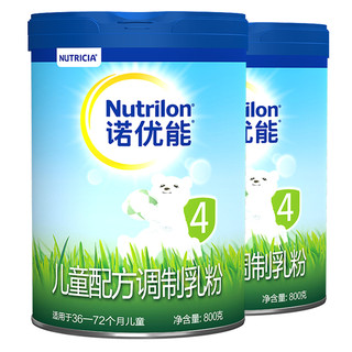 Nutrilon 诺优能 PRO系列 儿童奶粉 国行版 4段 800g*4罐