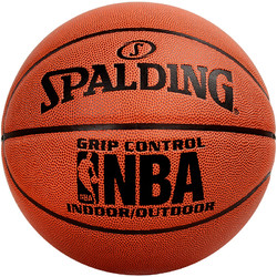 SPALDING 斯伯丁 Spalding 比赛篮球74-604Y 室内外PU耐磨7号NBA蓝球