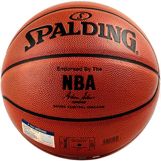 SPALDING 斯伯丁 NBA比赛用球系列 PU篮球 76-167Y 橘色 7号/标准