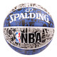 SPALDING 斯伯丁 橡胶篮球 84-478Y 蓝灰/涂鸦 7号/标准