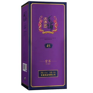 MAO PU 毛铺 紫荞酒 45%vol 荞香型白酒 500ml 单瓶装