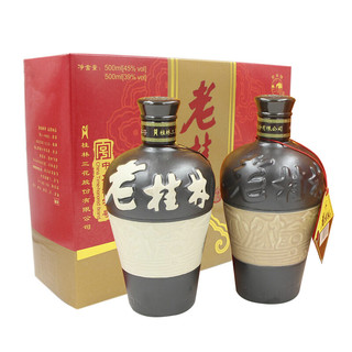 GUILIN SANHUA 桂林三花 老桂林 45%vol 米香型白酒 500ml*2瓶 双支装