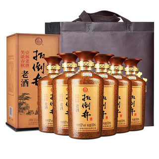 扳倒井 老酒 52%vol 浓香型白酒 500ml*6瓶 整箱装