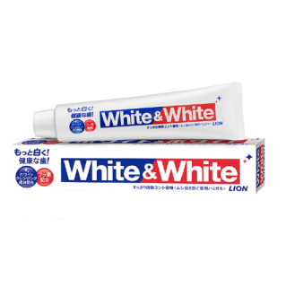 LION 狮王 WHITE&WHITE美白牙膏