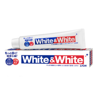 LION 狮王 WHITE&WHITE美白牙膏 150g*6