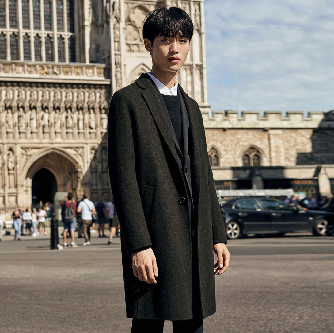 首页 服饰鞋包 男装 男外套 男士大衣 peacebird men/太平鸟风尚男装