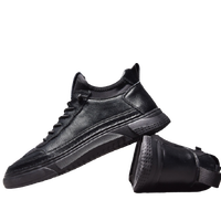 MARK FAIRWHALE 马克华菲 男士休闲皮鞋 790396019382325 纯黑 38