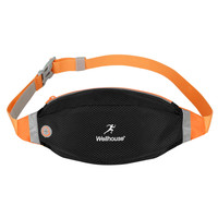 Wellhouse 中性运动腰包 WH-00578 经典黑