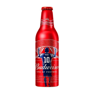 Budweiser 百威 梅西限定款 淡色拉格啤酒 355ml*6瓶