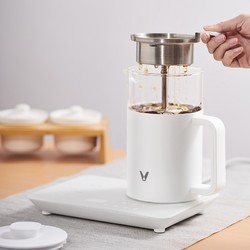 云米蒸汽喷淋煮茶器多功能VXZC01小米养生壶家用办公室小型套装