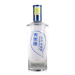 Tian youde 天佑德 青稞酒生态三星45度500ml*1瓶清香型白酒纯粮口粮酒送礼 1件装