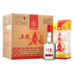 五粮春 第一代 50%vol 浓香型白酒 500ml*6瓶 整箱装箱