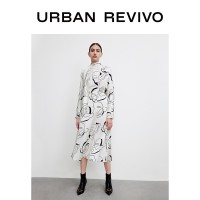 URBAN REVIVO WG06S7AN2003 女装休闲印花连衣裙