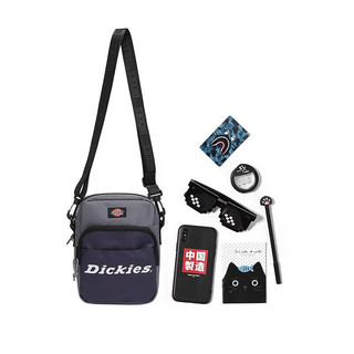 Dickies 帝客 男士涤纶单肩斜挎包 D20-JD2007 灰色 小号